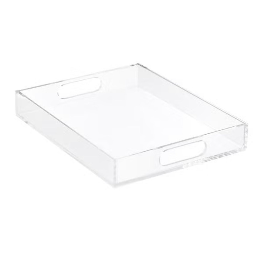 Clear Acrylic Tray 13.5x10-3/4x2 (inches)